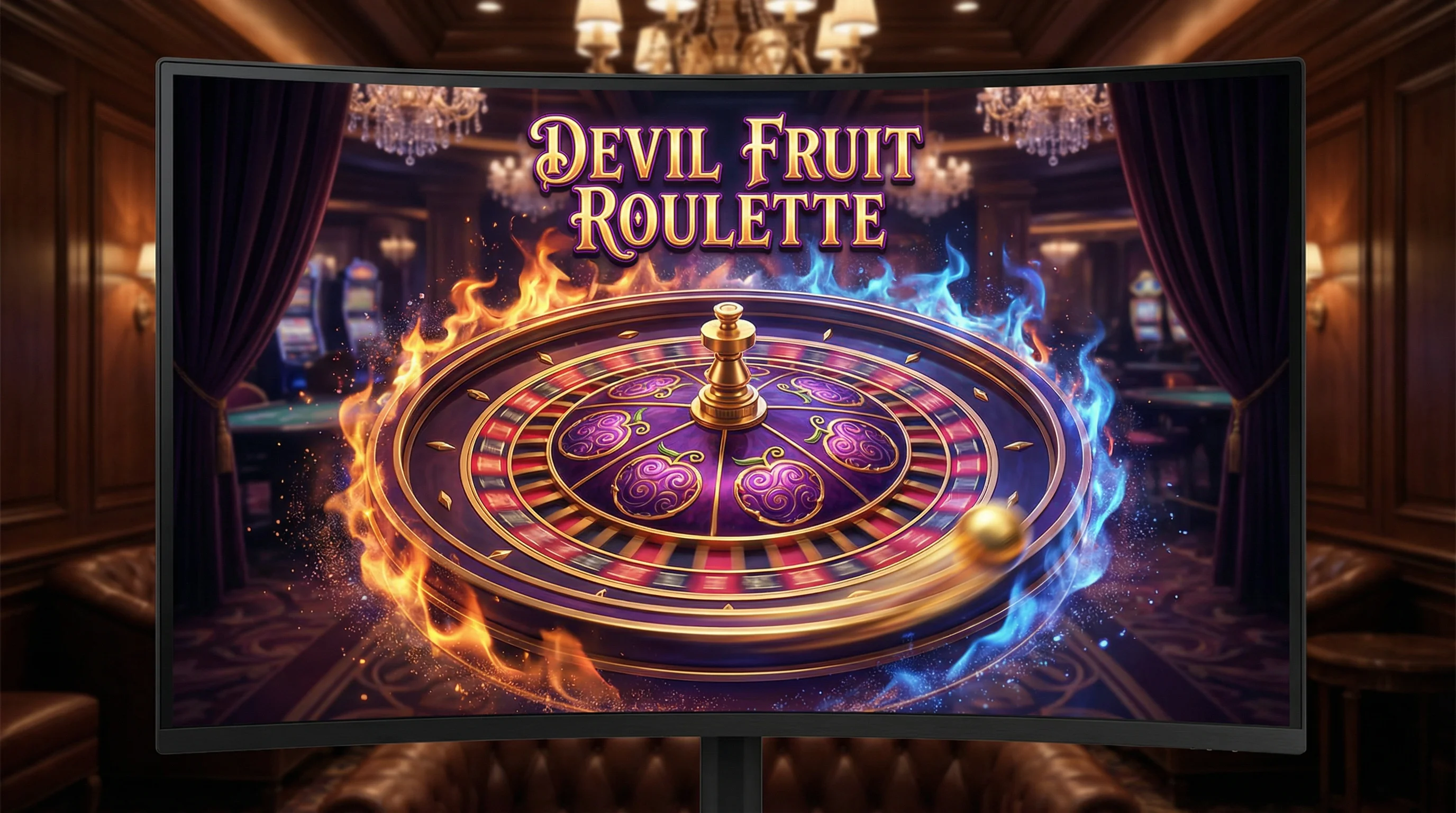 Roleta com Chamas Diabólicas - vaidebet